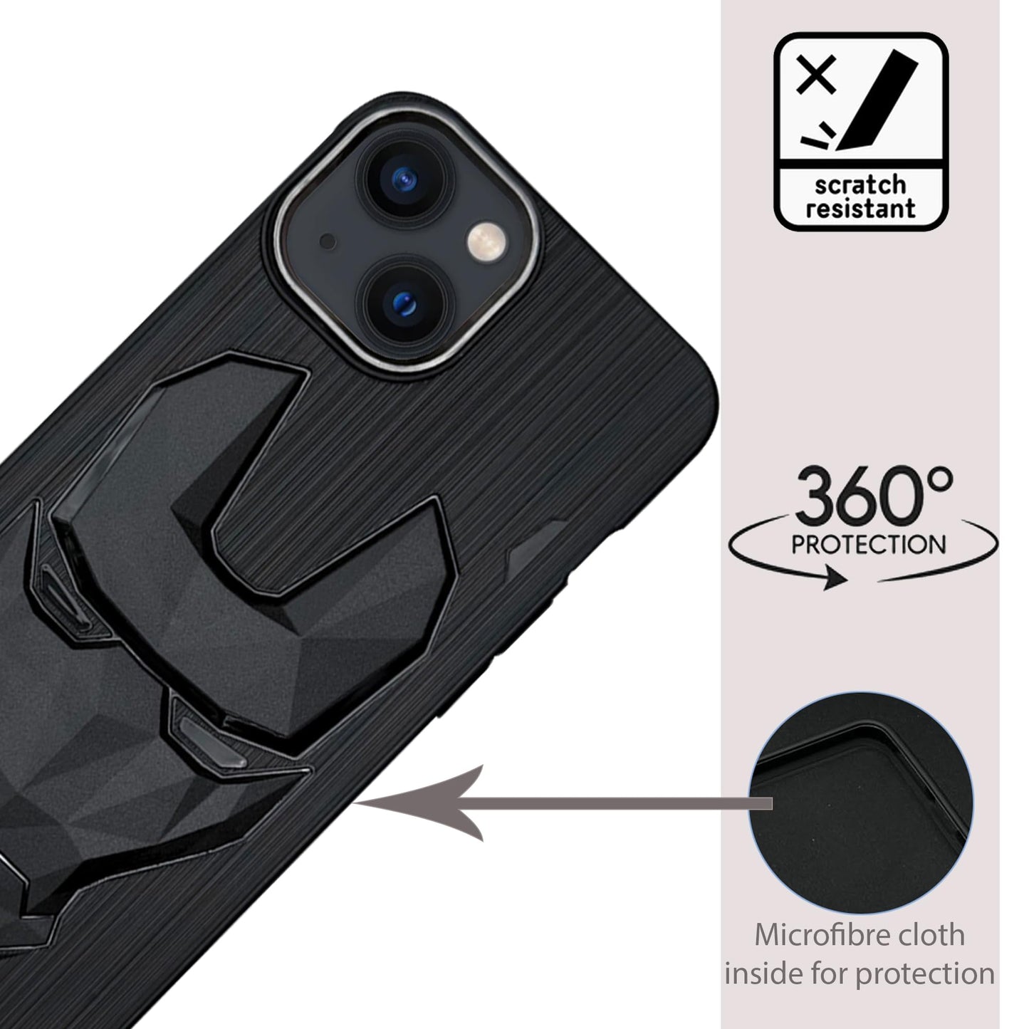 IR Mask Case with Camera Ring for iPhone 13