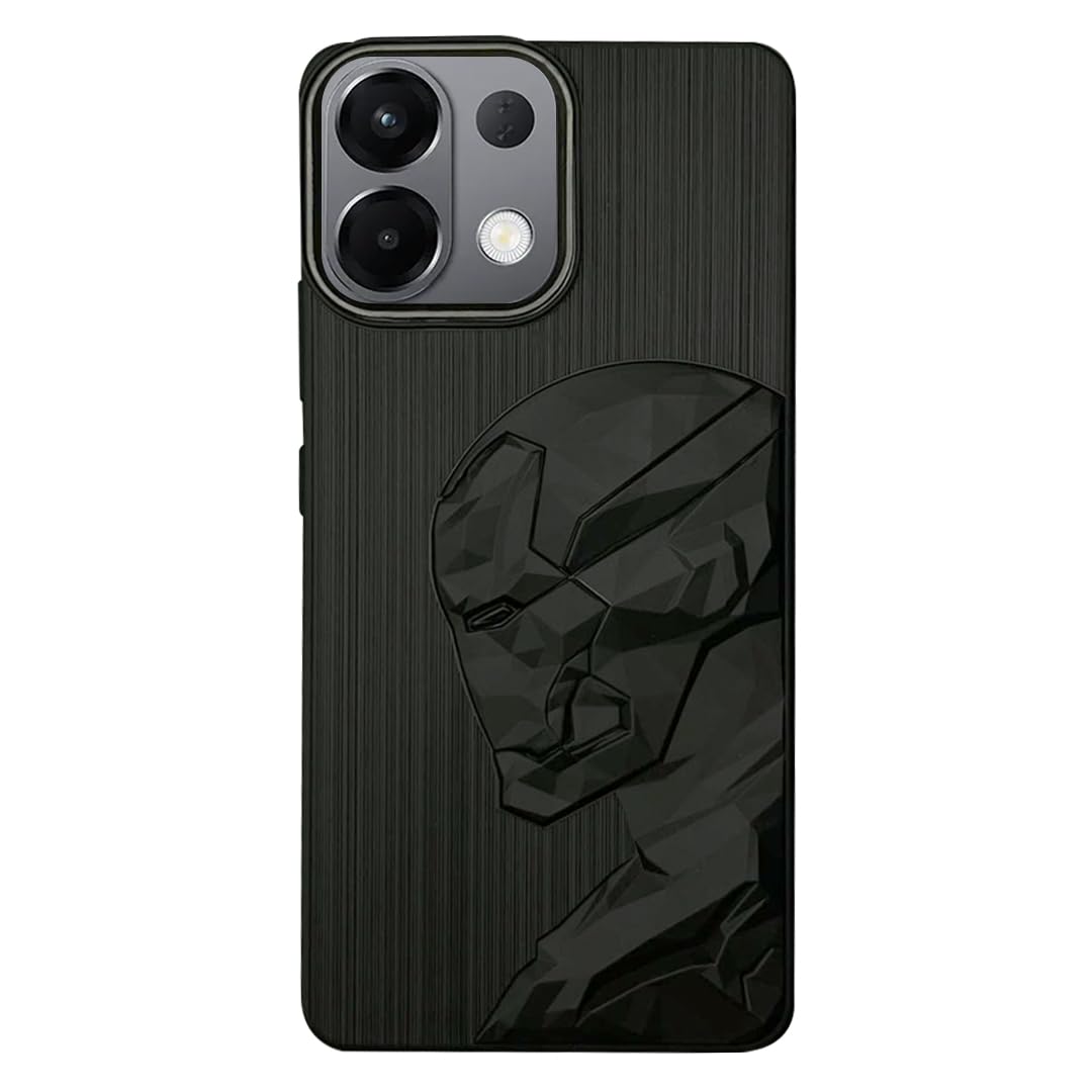 IR Superhero Side Face Prism Case with Metallic Camera Ring for Oppo K13