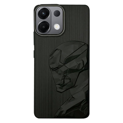 IR Superhero Side Face Prism Case with Metallic Camera Ring for Oppo K13