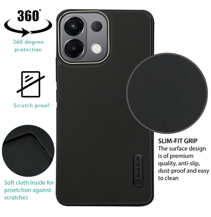 NIUKIN Super Frosted Dotted Case with Camera Ring for Oppo K13