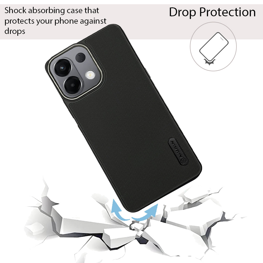 NIUKIN Super Frosted Dotted Case with Camera Ring for Oppo K13