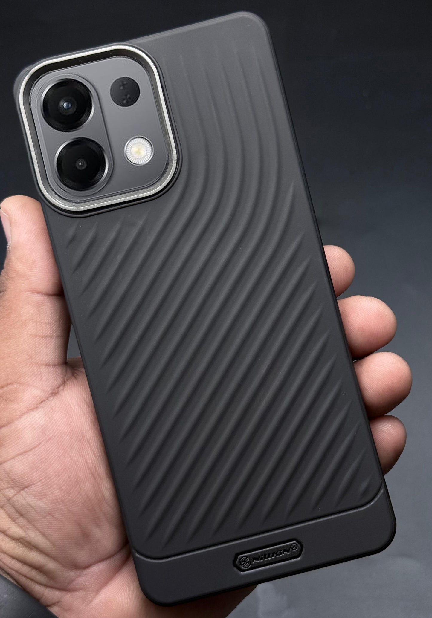 Ripple Wave Case with Metallic Camera ring for Oppo K13(5G)