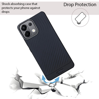 Ripple Wave Case with Metallic Camera ring for Oppo K13(5G)