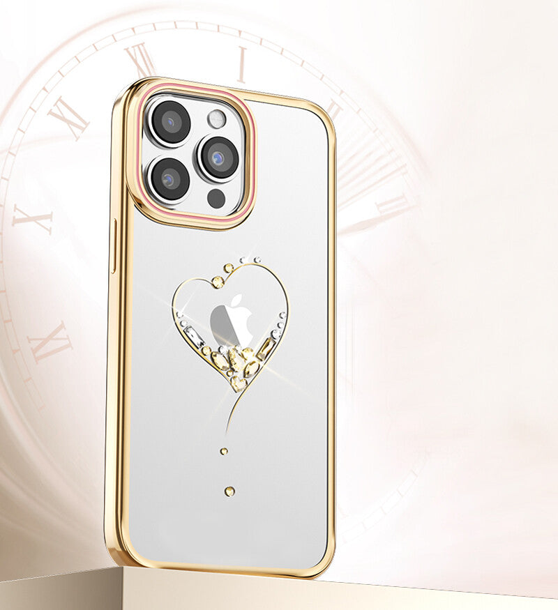 Kingxbar Diamond Transparent Case for iPhone 14