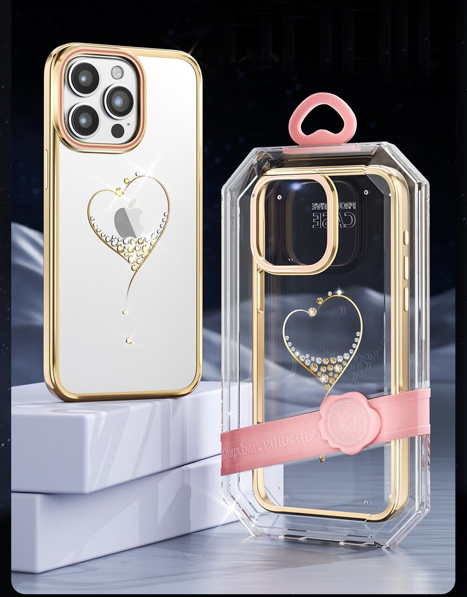 Kingxbar Diamond Transparent Case for iPhone 14