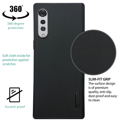 NIUKIN Super Frosted Dotted Case for LG Velvet