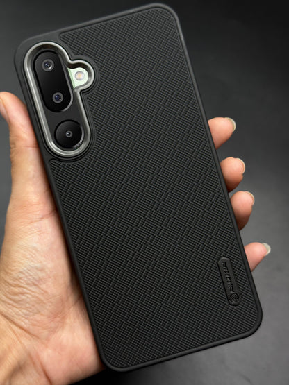 NIUKIN Super Frosted Dotted Case with Camera Ring for Samsung M16