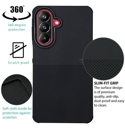 BEOTS Rugged back case with Camera Ring for Samsung Galaxy M47