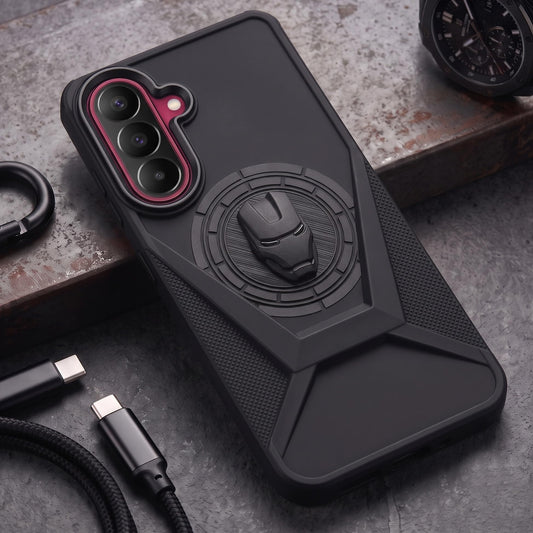 IR Superhero Armor Case with Camera Ring for Samsung Galaxy M47
