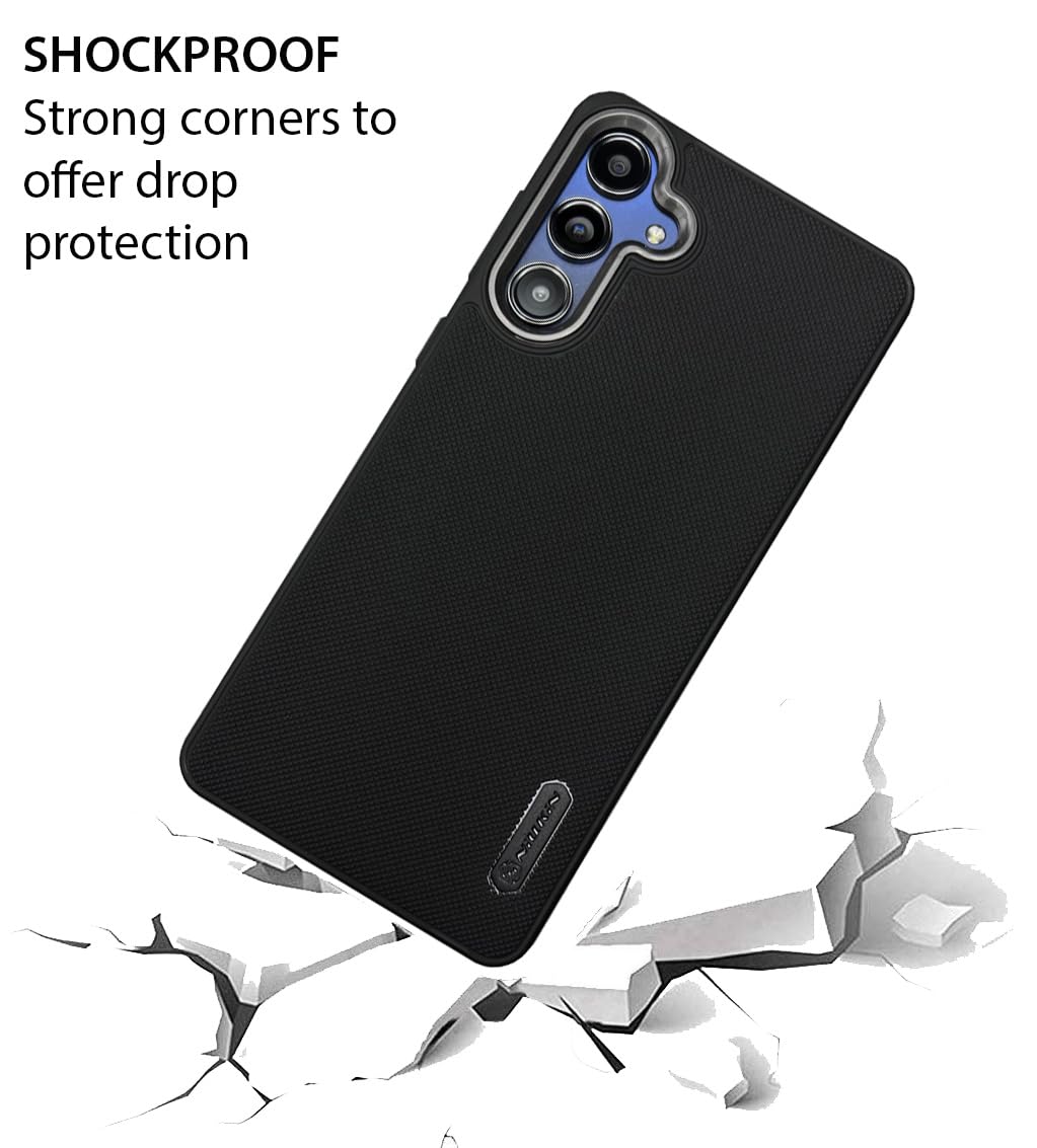 NIUKIN Super Frosted Dotted Case with Camera Ring for Samsung M55