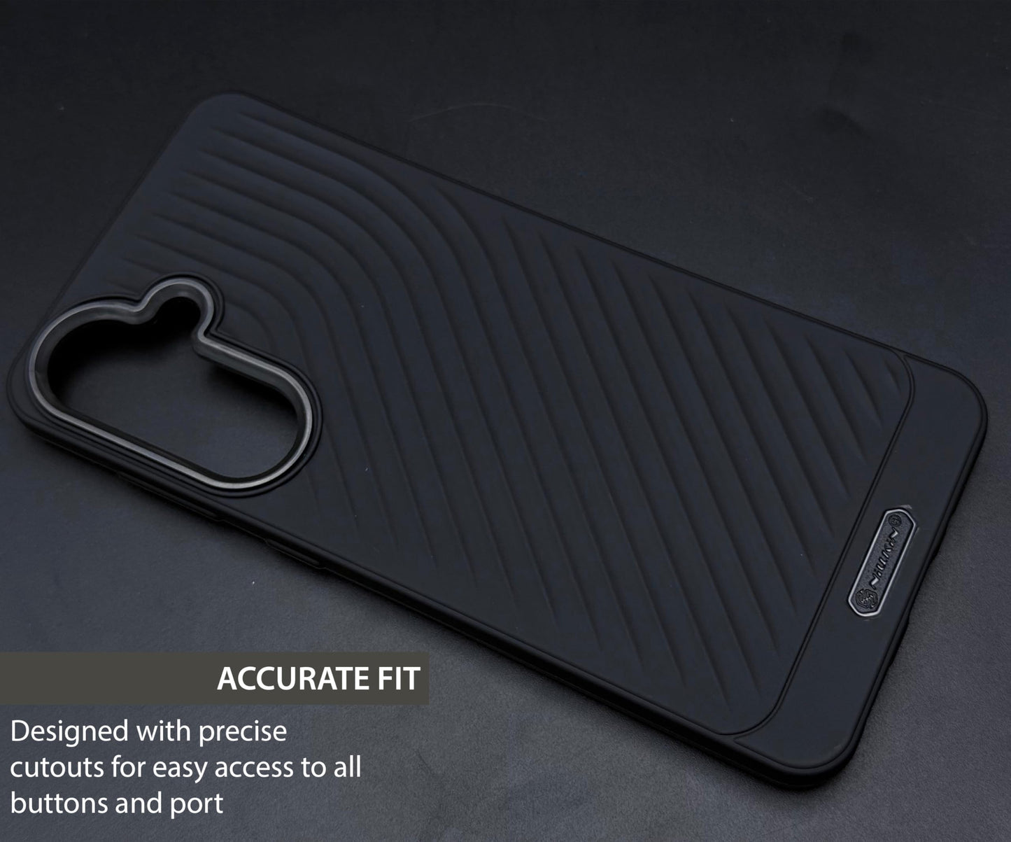 Ripple Wave Case with Camera Ring for Samsung Galaxy M56