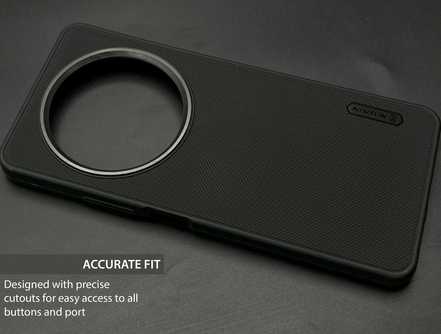 NIUKIN Super Frosted Dotted Case with Camera Ring for Xiaomi Poco C75