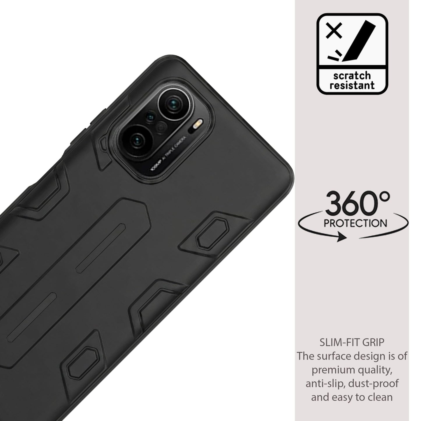 NIUKIN Armor Case for Xiaomi Redmi 11x