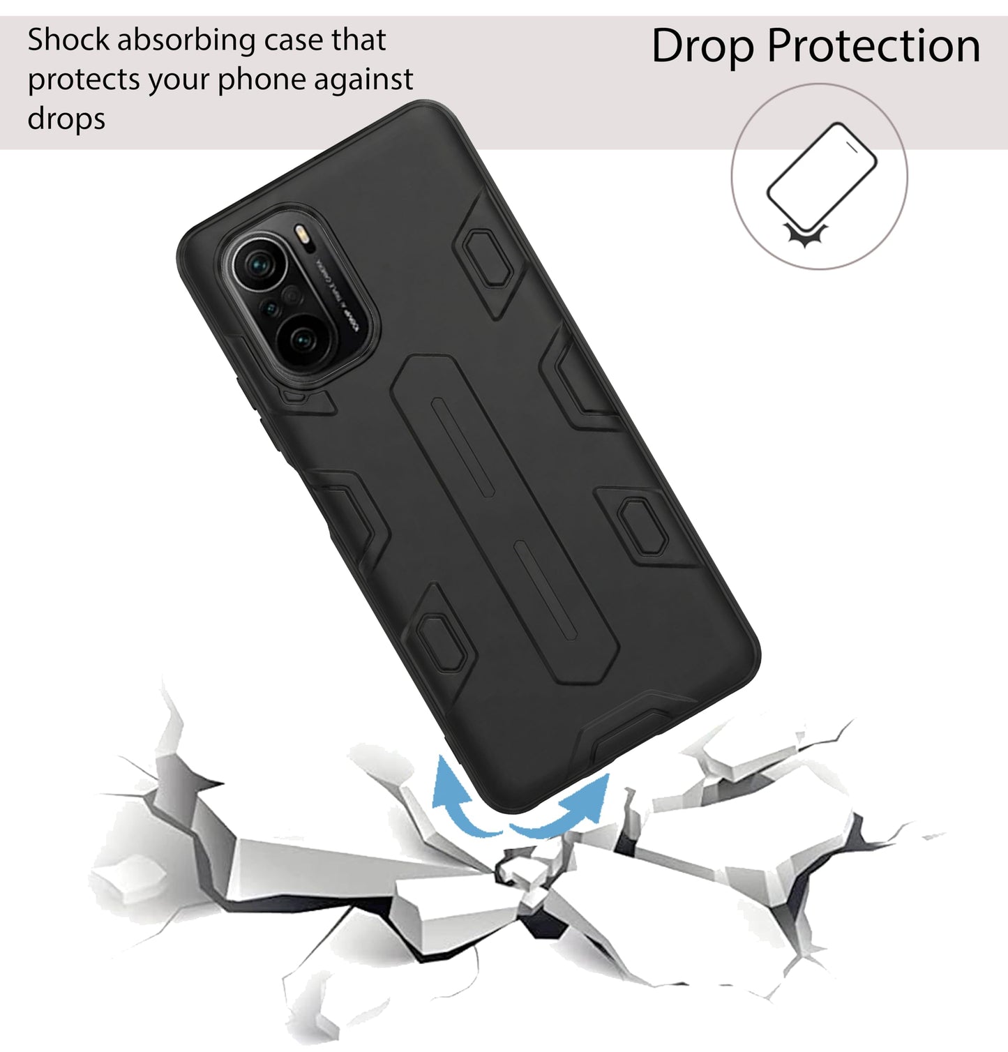 NIUKIN Armor Case for Xiaomi Redmi 11x