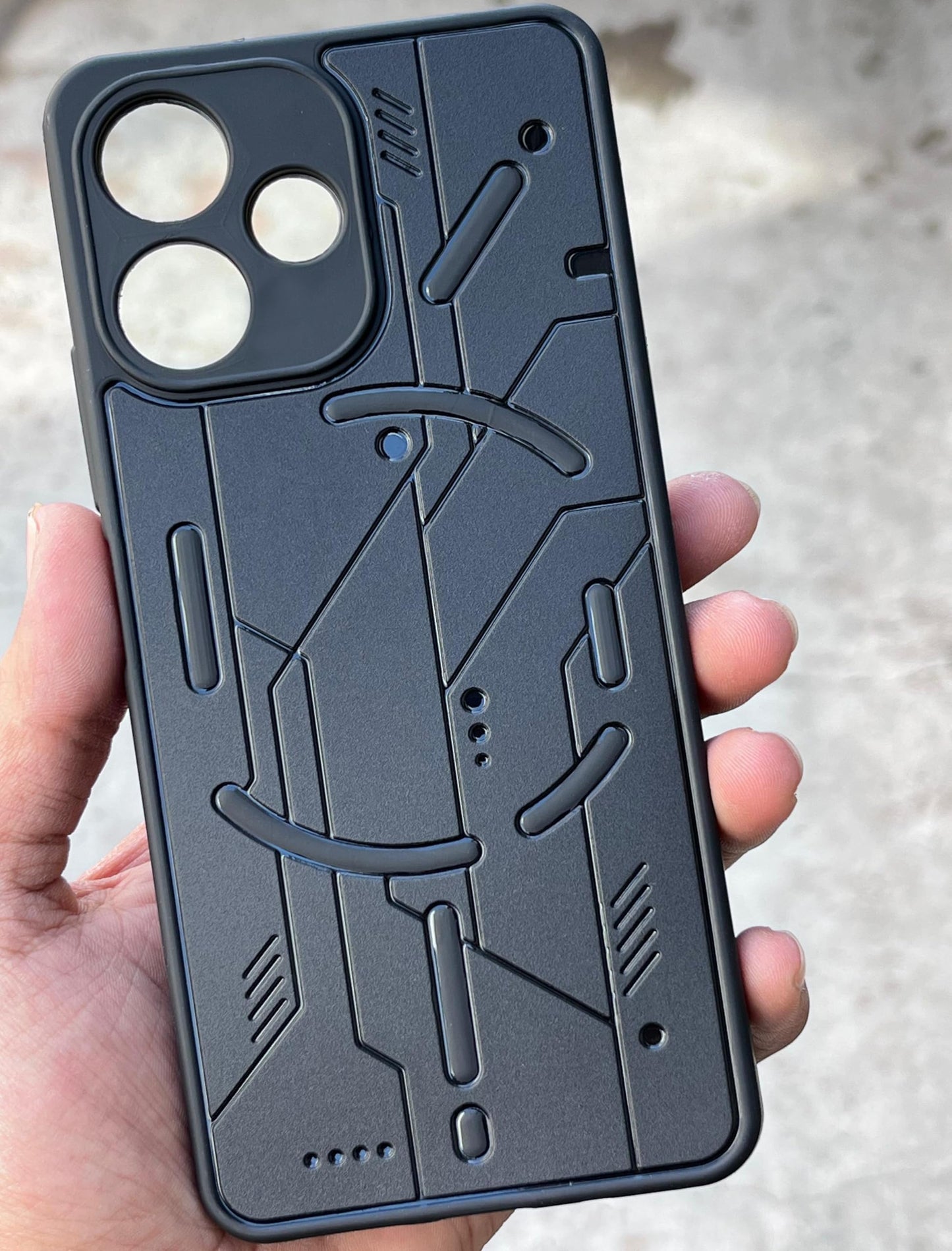 Cyber Design Soft Back Case for Xiaomi Poco M6 Pro 5G