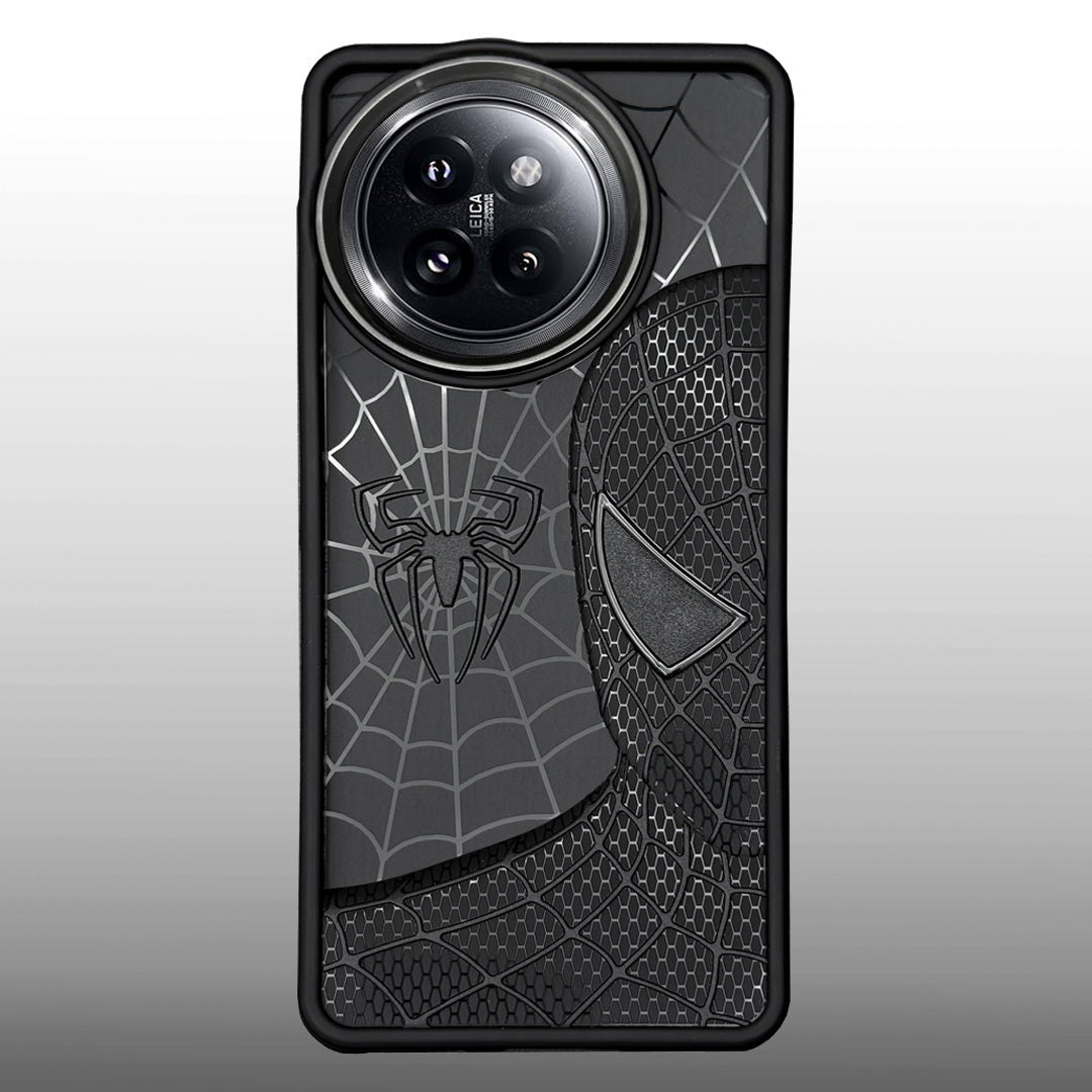 Sp Superhero Web Case with Metallic Camera Ring for Redmi 14 CIVI(5G)