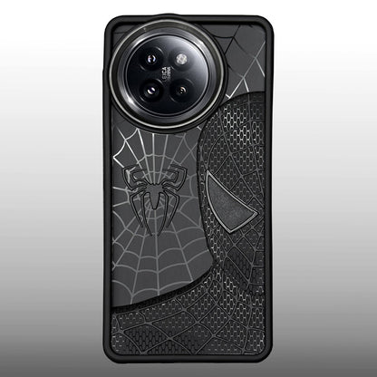 Sp Superhero Web Case with Metallic Camera Ring for Redmi 14 CIVI(5G)