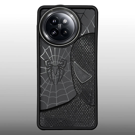 Sp Superhero Web Case with Metallic Camera Ring for Redmi 14 CIVI(5G)