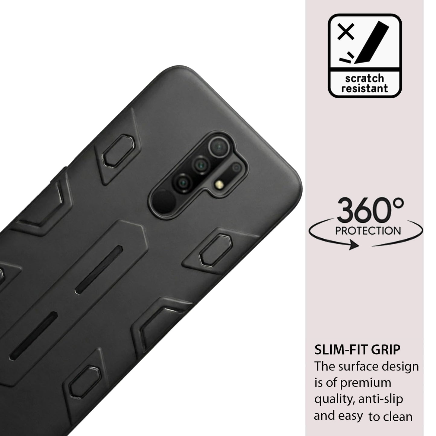 NIUKIN Armor Case for Xiaomi Poco M2 Pro
