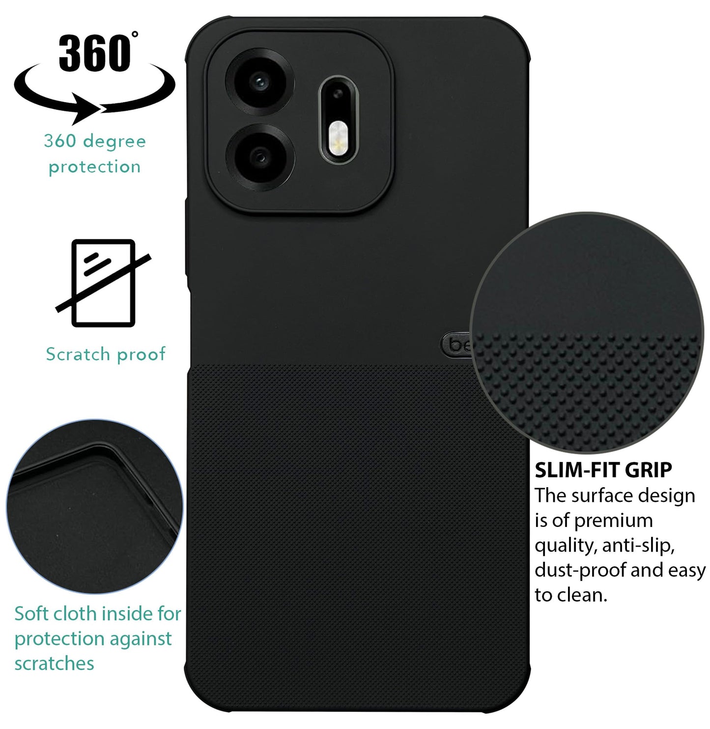 BEOTS Rugged back case for Oneplus N6
