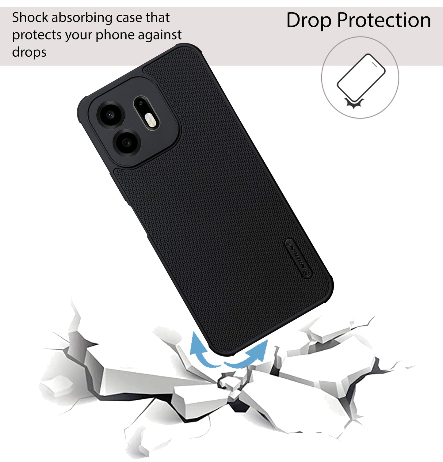 NIUKIN Super Frosted Dotted Case for Oneplus N6