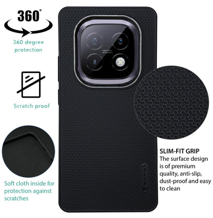 Niukin Grip Guard Back Case with Camera Ring for Realme Narzo 70 Turbo