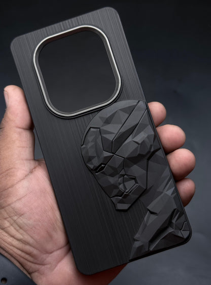 IR Superhero Side Face Prism Case with Metallic Camera Ring for Realme Narzo 70 Turbo