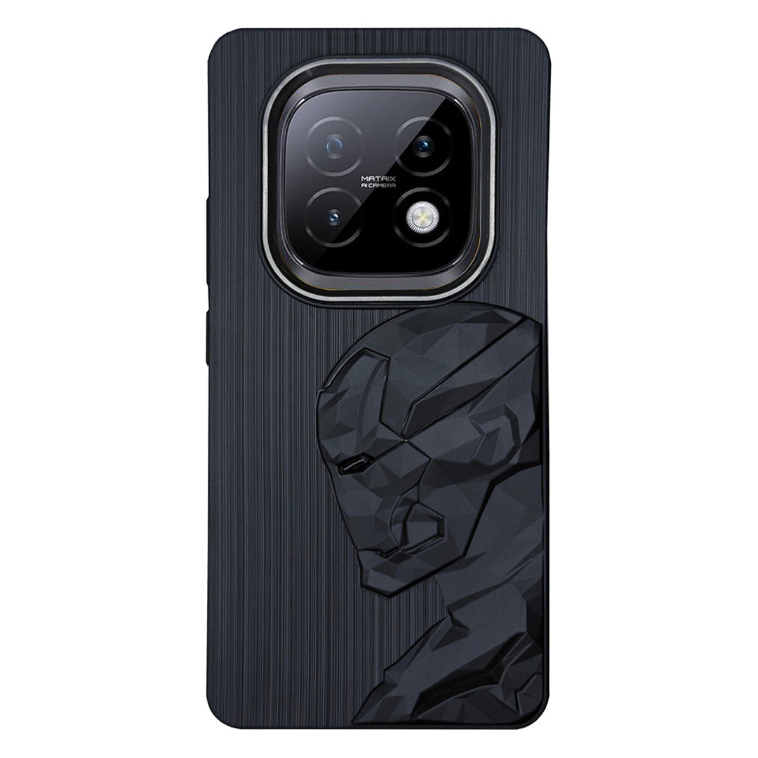 IR Superhero Side Face Prism Case with Metallic Camera Ring for Realme Narzo 70 Turbo