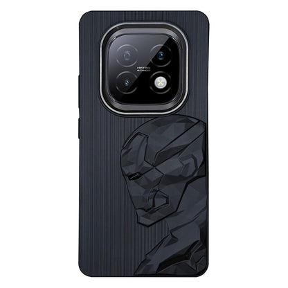 IR Superhero Side Face Prism Case with Metallic Camera Ring for Realme Narzo 70 Turbo