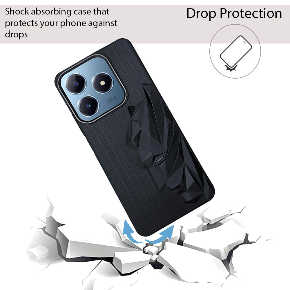 Bt Superhero Case with Camera Ring for Realme Narzo N63