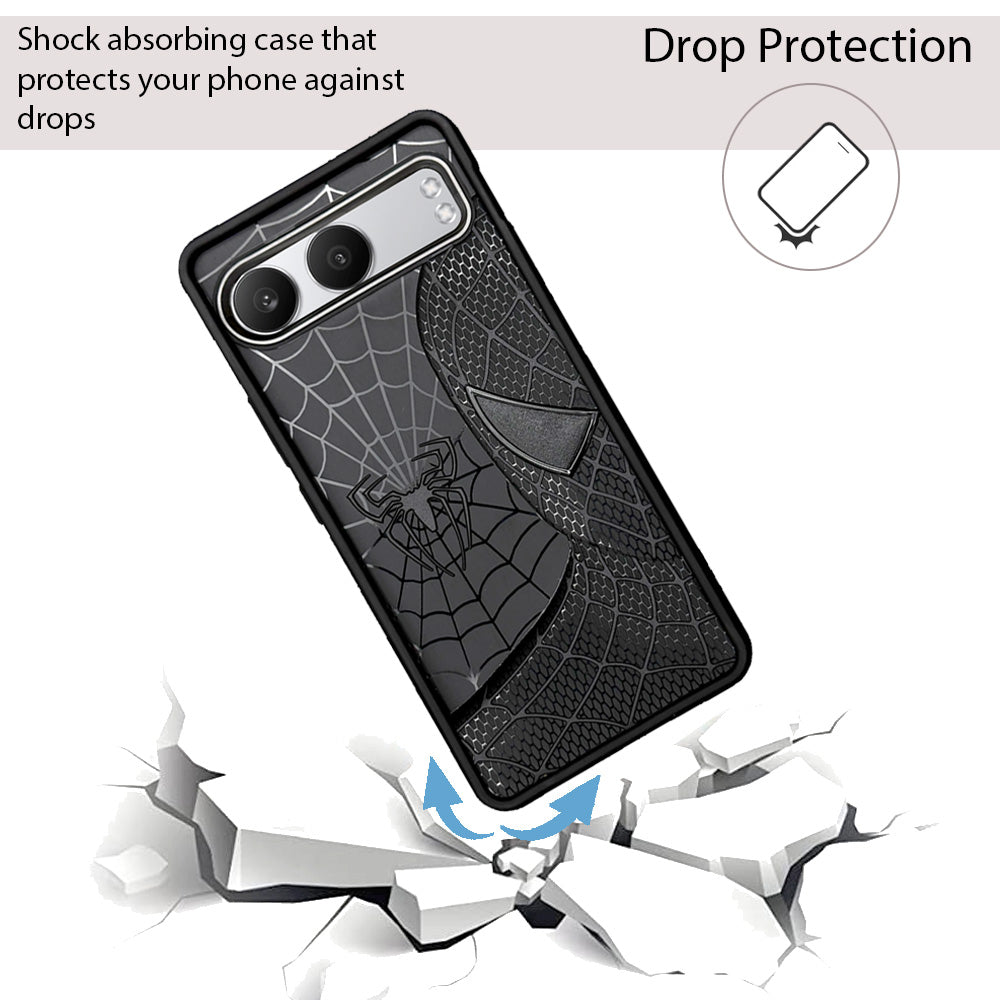 Sp Superhero Web Case with Metallic Camera Ring for Oneplus Nord 4(5G)