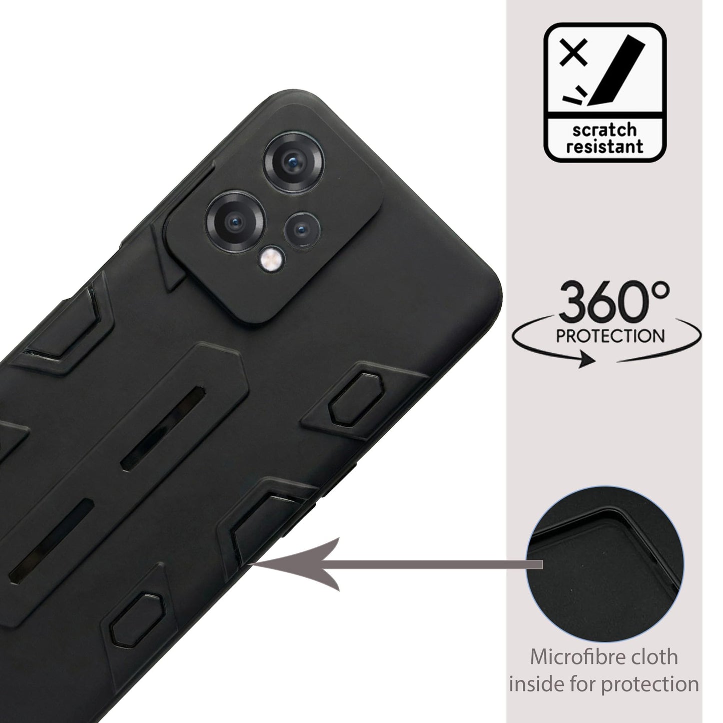 NIUKIN Armor Case for Oneplus Nord CE 2 Lite