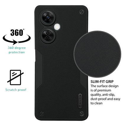 NIUKIN Super Frosted Pro Shield Dotted Case for Oneplus Nord CE 3 Lite