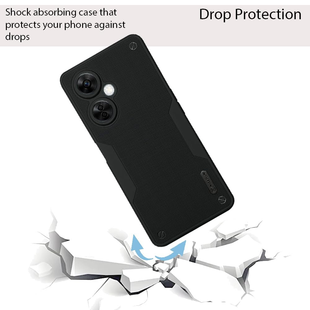 NIUKIN Super Frosted Pro Shield Dotted Case for Oneplus Nord CE 3 Lite