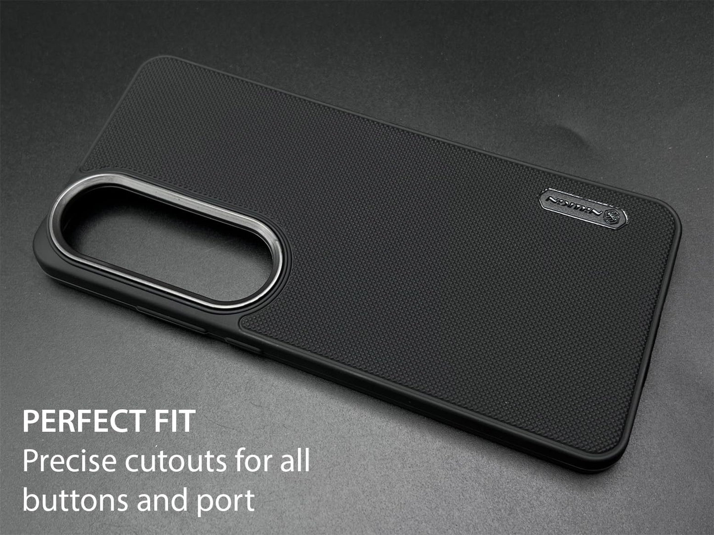 NIUKIN Super Frosted Dotted Case with Camera Ring for Oneplus Nord CE 4