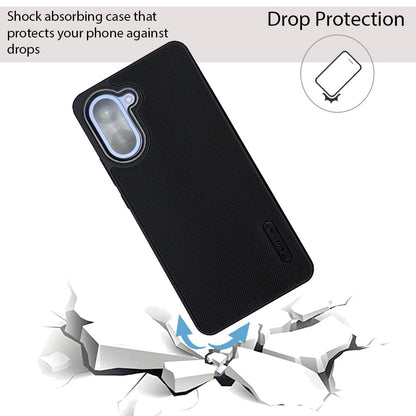 NIUKIN Super Frosted Dotted Case with Camera Ring for Oneplus Nord CE 5