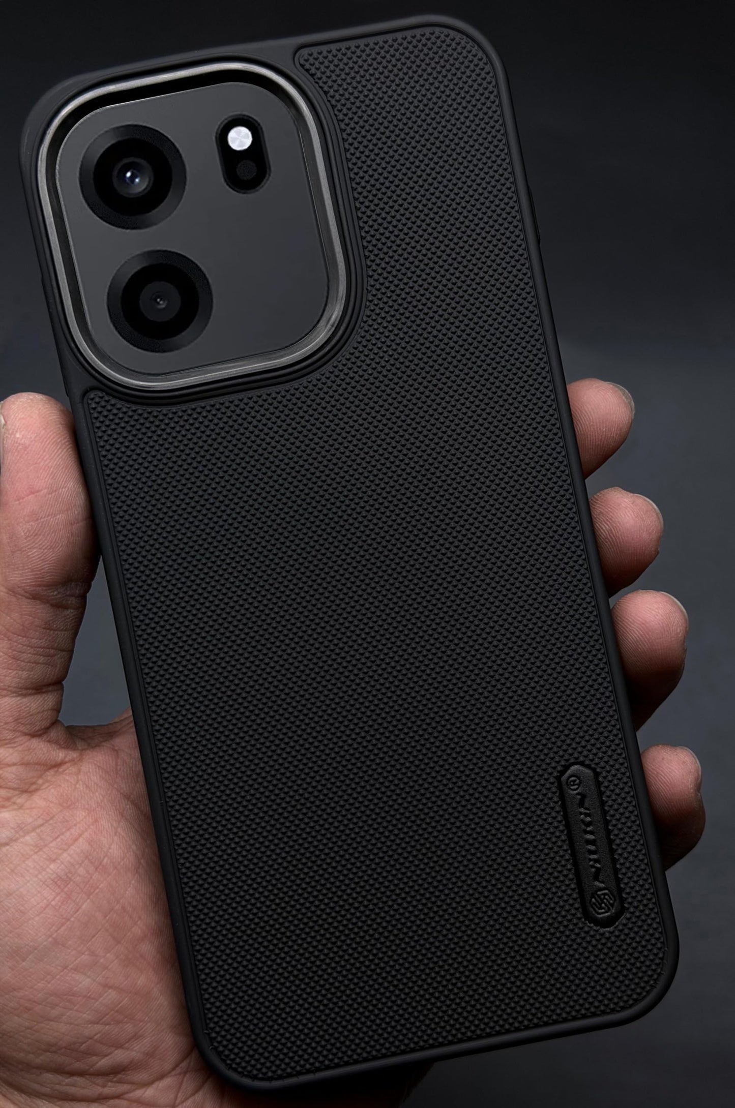 NIUKIN Super Frosted Dotted Case with Camera Ring for Oneplus Nord CE 6