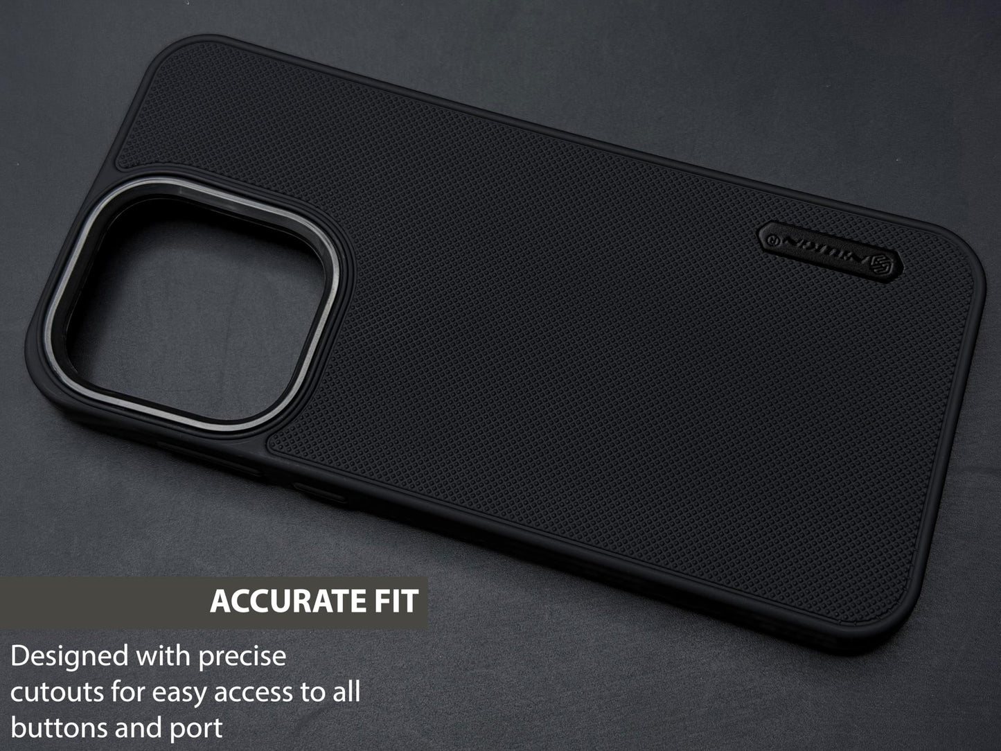 NIUKIN Super Frosted Dotted Case with Camera Ring for Oneplus Nord CE 6