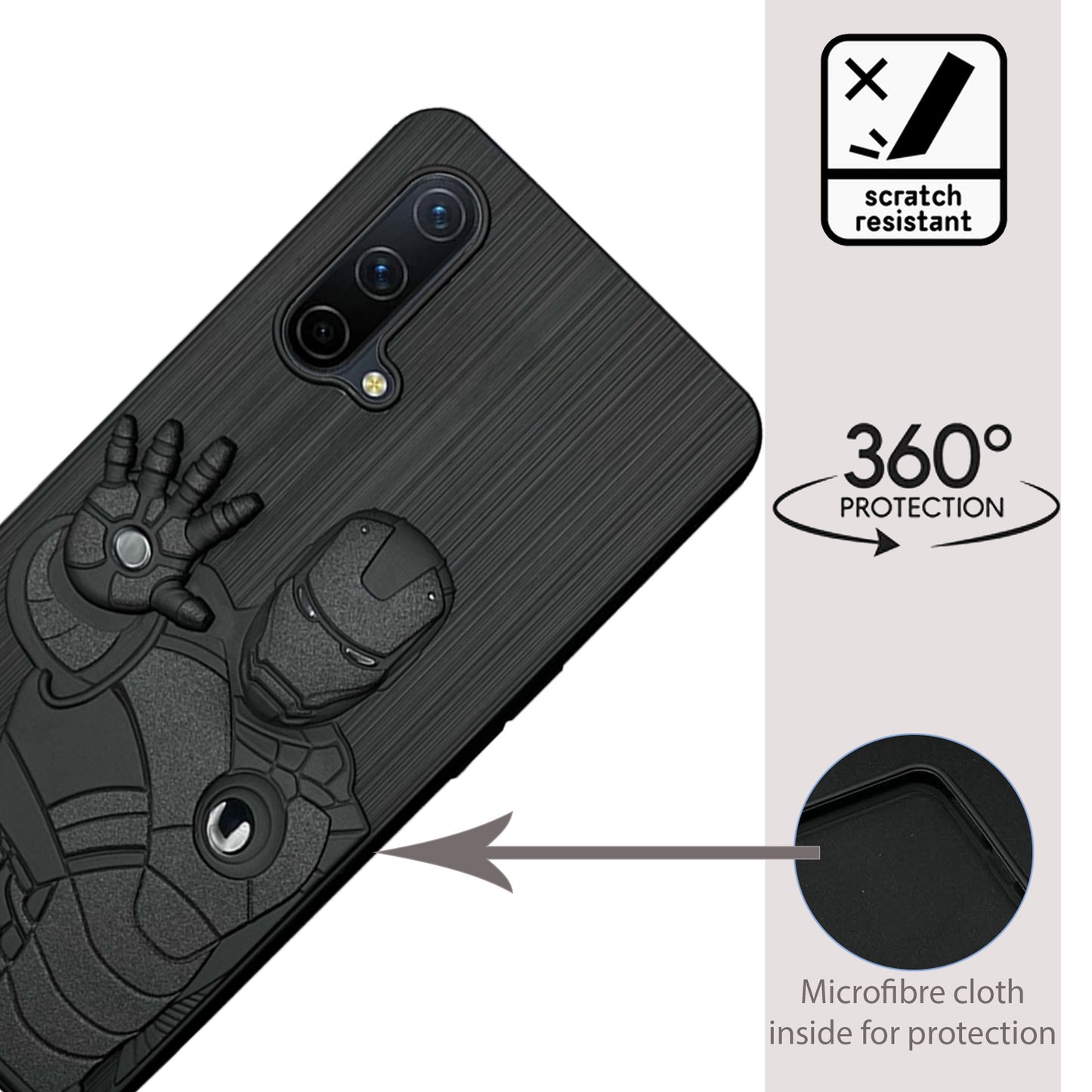 IR Superhero Action Case for Oneplus Nord CE