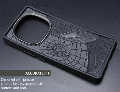 Sp Superhero Web Case with Metallic Camera Ring for Redmi Note 14 Pro(5G)