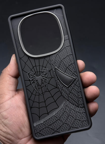 Sp Superhero Web Case with Metallic Camera Ring for Redmi Note 14 Pro(5G)