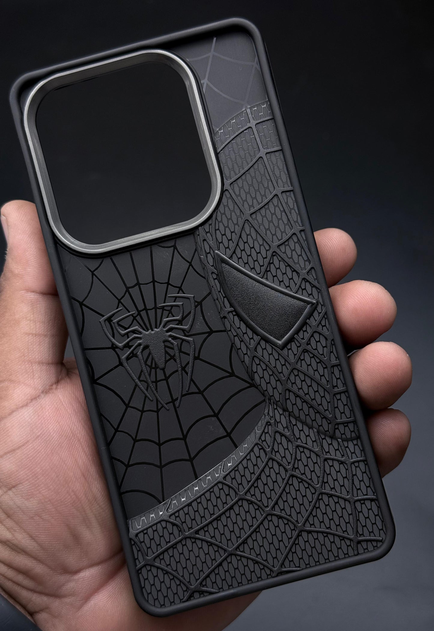 Sp Superhero Web Case with Metallic Camera Ring for Redmi Note 14(5G)