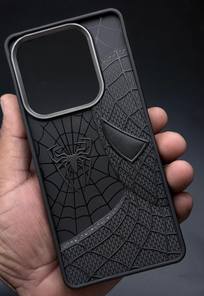 Sp Superhero Web Case with Metallic Camera Ring for Redmi Note 14(5G)
