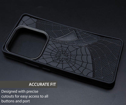 Sp Superhero Web Case with Metallic Camera Ring for Redmi Note 14(5G)