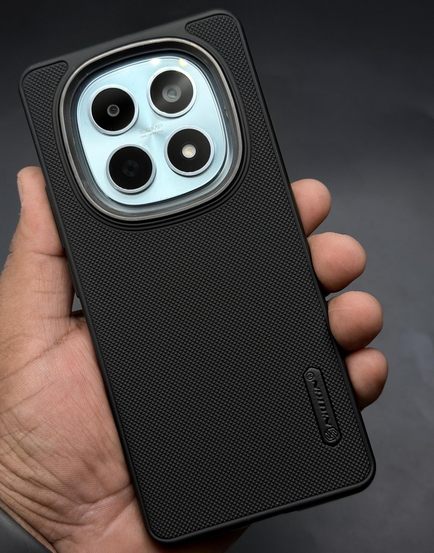 NIUKIN Super Frosted Dotted Case with Camera Ring for Xiaomi Note 15