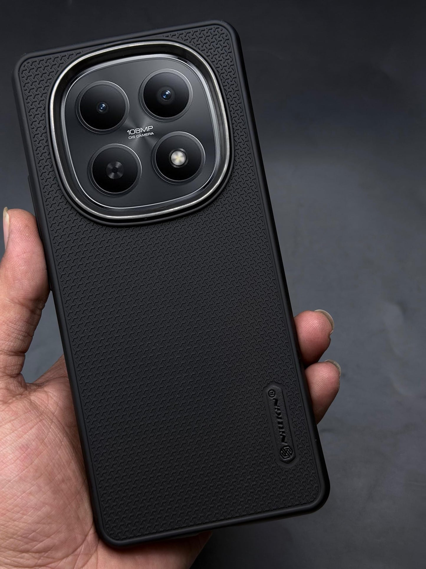 Niukin Grip Guard Back Case with Camera Ring for Xiaomi Note 15