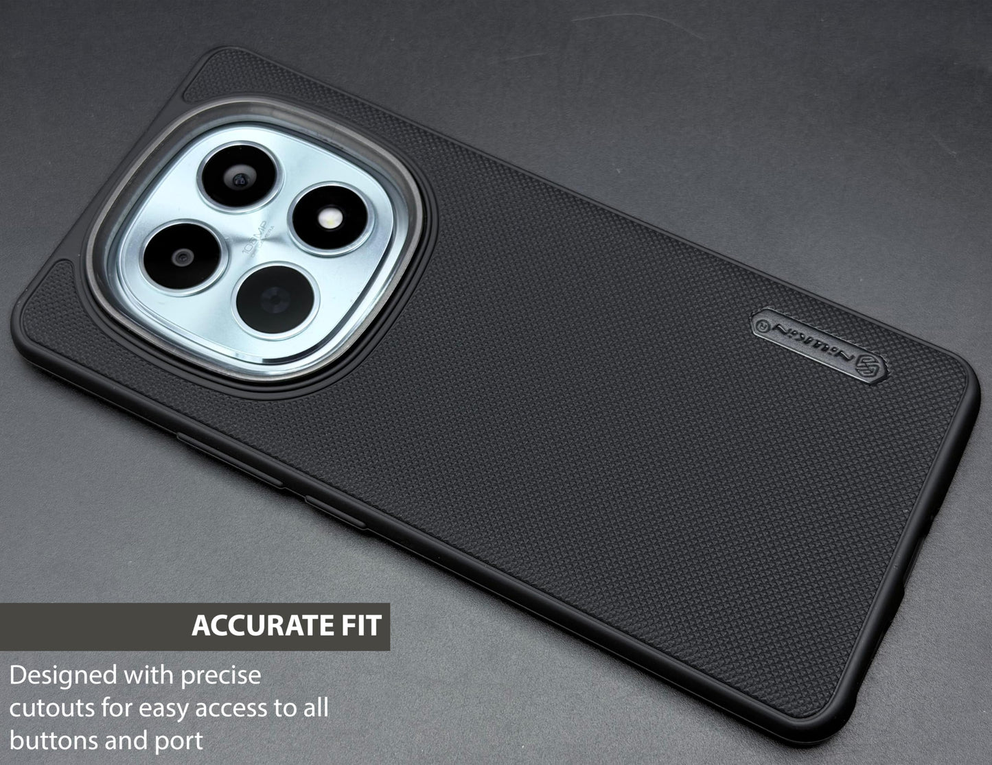 NIUKIN Super Frosted Dotted Case with Camera Ring for Xiaomi Note 15