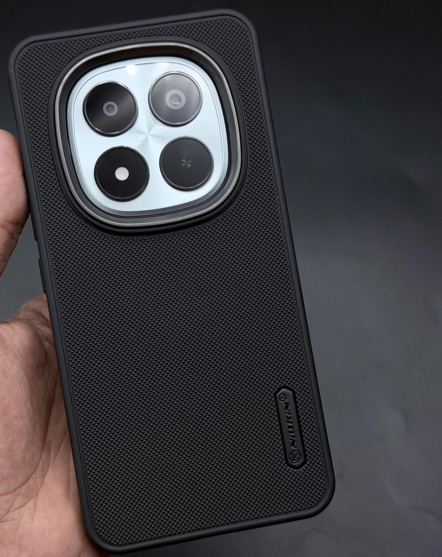 NIUKIN Super Frosted Dotted Case with Camera Ring for Xiaomi Note 15 Pro Plus
