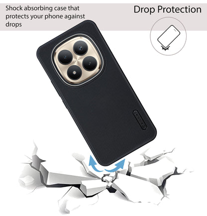 NIUKIN Super Frosted Dotted Case with Camera Ring for Xiaomi Note 15 Pro Plus