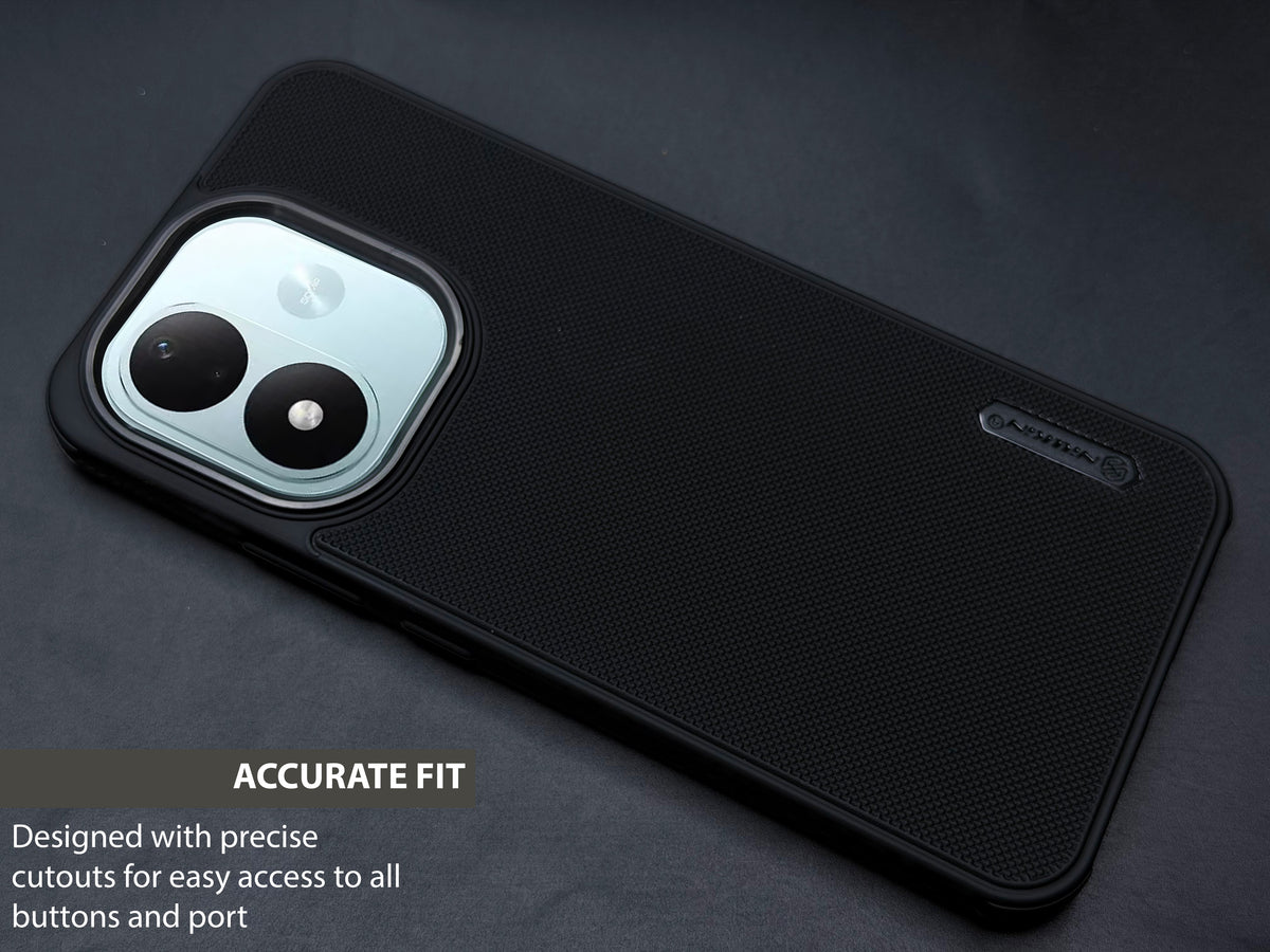 NIUKIN Super Frosted Dotted Case with Camera Ring for Redmi Note 17